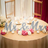 Wooden Standing Silver Mr and Mrs Letters SignTable Wedding Decorations UK