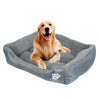 Grey Pet Dog Bed Puppy Cushion House Soft Warm Kennel Blanket Waterproof Nest