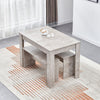 Rectangle Dining Tables for 2-4 Small Space, Wooden Kitchen Table Home/Office
