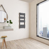 Bathroom Radiator Heated Flat Panel Straight White Black Anthracite Chrome