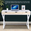 Household Computer Desk Office PC Laptop Table with 3 Drawers for Home Study Use