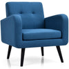Modern Upholstered Accent Sofa Chair Button Tufted Armchair Leisure Lounge Chair