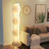 55" Tall Floor Lamp Art Classic Cylindrical Lamp Body Lampshade 3 Color Dimmable