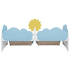 3FT Kids Toddler Bed Single Bed Storage Bed Frame Daybed with 2 Drawers BT