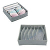 3 x Foldable Underwear Bra Fabric Socks Box Storage Organiser Drawer Dividers UK