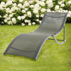 2pcs Recliner Chair In Outdoor Sun Lounger Balcony Garden Patio Furniture Rest