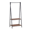 Clothes Rail Rack Garment Dress Hanging Display Stand Rack w/ Shoe Storage Shelf