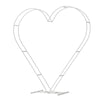 Heart Shaped Wedding Stand Backdrop Arch Frame Flowers Balloons Base Party Decor