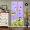 Purple Magnetic Insect Door Net Screen Curtain For Bug Mosquito Fly Guard Magic