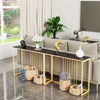 Extra Long Hallway Console Table Marble Bar Table High Foot Table Kitchen House