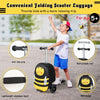 2-in-1 Kids Ride On Scooter Suitcase 19" Children Travel Luggage Folding Scooter