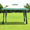 4 x 4m Pop up Outdoor Garden Gazebo Canopy Party Tent Patio Shelt 2-Tier Roof