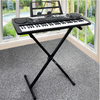61 Keys Electronic Keyboard Digital Music Piano Instrument, Microphone & Stand