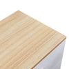 2White Drawers Storage Wood Bedside Cabinet Nightstand Small Side Table Bedroom