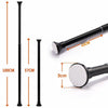 50-240cm Spring Loaded Net Voile Extendable Tension Shower Curtain Rail Pole Rod