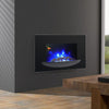 Thermostatic Multi Colour Flame Electric Fireplace LED Fire Wall Mounted Remote