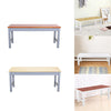 Contemporary Wood Pine Bench 2 Seat Chair Stool for Dining Table Side Furniture