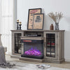 Electric LED Flame Fireplace Heater TV Stand Media Console Table Cabinet +Remote