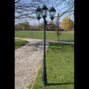 Outdoor Garden Street Light Post 2/3 Arms Outside Lamp Post E27 IP44 Lighting UK