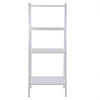White Ladder Shelf 4Tier Storage Shelving Unit Standing Plant Display Metal Rack
