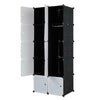 10 Cube Modular DIY Plastic Wardrobe Cabinet Organizer Storage Shelves Cupboard