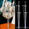2x 7 In 1 Plastic Balloon Base Table Support Holder Cup Stick Stand Party Decor