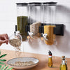 Kitchen Dry Food Dispenser Wall Storage Container Cereal/Grain/Candy/Coffee Bean