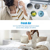 Air Purifier Low Noise Dust Smoke Filter Negative Ion Cleaner 80㎡ Home Office