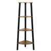 4 Tier Corner Shelf Ladder Shelving Unit Display Bookcase Bookshelf Storage Rack