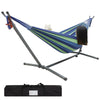 Heavy Duty Hammock w/ Steel Stand Outdoor Patio Garden Lounger Swing Chair Seat