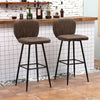 1/2/4/6x Bar Stools Gas Lift Swivel Faux Leather Kitchen Breakfast Counter Salon