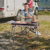 Portable Folding Charcoal BBQ Grill Stainless Steel Camp Picnic Cooker