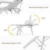 Portable Massage Table Folding Beauty Salon Tatto Therapy Couch Bed White