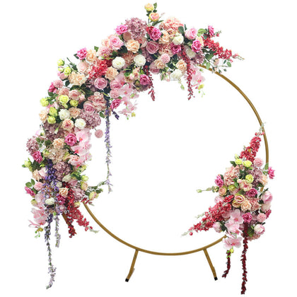 150cm Metal Circle Wedding Arch Frame Backdrop Free Standing Events Venue Sturdy