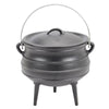 Pre-Seasoned Cast Iron Outdoor/Camp Dutch Oven Potjie Stew Pot Fire Cooking Pot