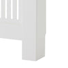 Radiator Cover White MDF Wood Grill Shelf Cabinet Home Traditional 109*82*19 cm