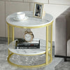 Coffee Table Marble Side Table MDF End Table Bedside Unit Lamp Telephone Stand