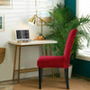 6x Extra Large Spandex Chair Covers Fox Pile Velvet Slipcovers Dining Seat Cover