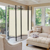 4 Panels Folding Room Divider Lightweight Wall Partition 182CM Privacy Screen