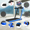 2 in 1 Folding Treadmill Electric Walking Running Machine Bluetooth LED Display