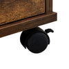 Office Home Filing Cabinet Cupboard on Castors Tools Storage Under / Beside Desk