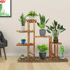 Wood Plant Stand Cute Plant Holder Organizer Shelf Window Corner Balcony Hallway