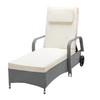Rattan Sun Lounger Bed Recliner Outdoor Garden Chair