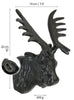 Ornamental Moose Head - Hanging Wall Mounted Deer Antler For Home Lounge Decor
