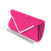Plain Suede Wedding Party Prom Women and Women Evening Clutch Handbag