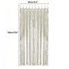 Handwoven Macrame Curtains Window Pannels with Wood Rings for Bedroom Doorways