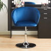 1 Pcs Salon Barber Chair Faux Leather / Velvet Seat Gas Lift Adjustable Stool