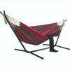 Large Double Brazilian Hammock with Stand Rest Fun Swing Bed Calming Desert Rack