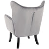 Occasional Wing Chair High Back Fabric Velvet Tub Armchair Fireside Living Room