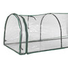 Big Clear Plastic Tunnel Grow Tent Greenhouse Cover Plants Hoop Metal Frame Box